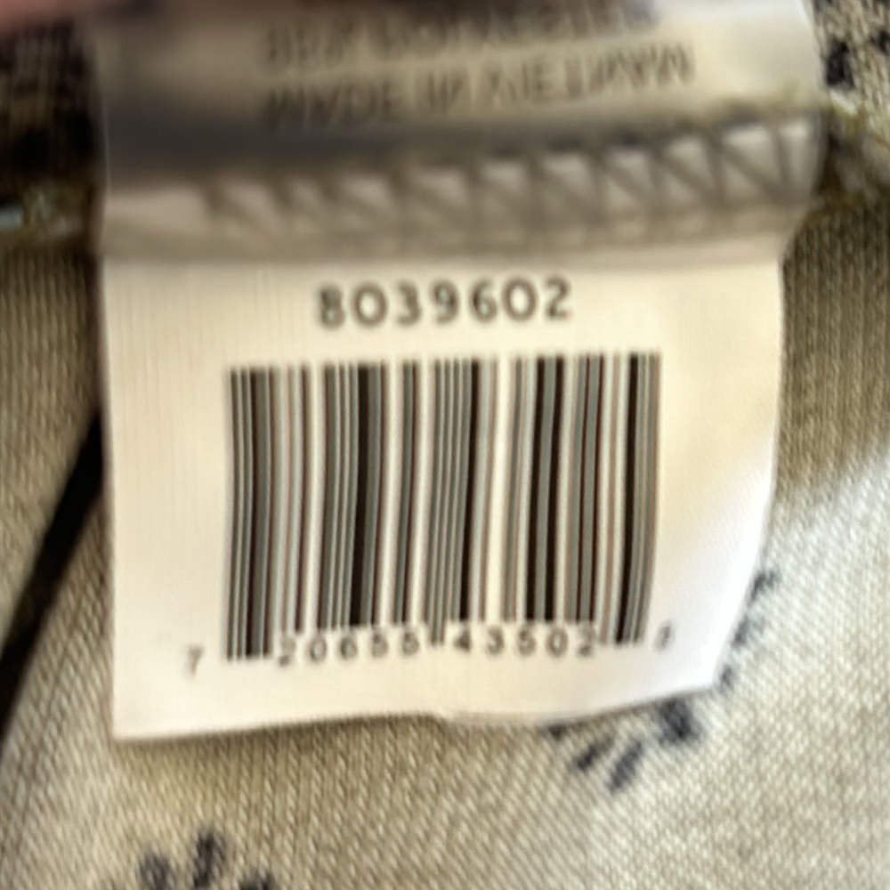 Vince Camuto Olive Patterned Sleeveless Top XSP - Picture 9 of 11
